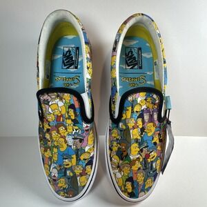 Vans x The Simpsons Slip-On Shoes (Men's 6) | 2020 Limited Ed. | Comfy Cush